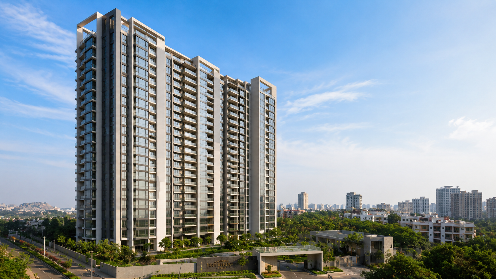 Apartment exterior for flats and apartments in Hyderabad
