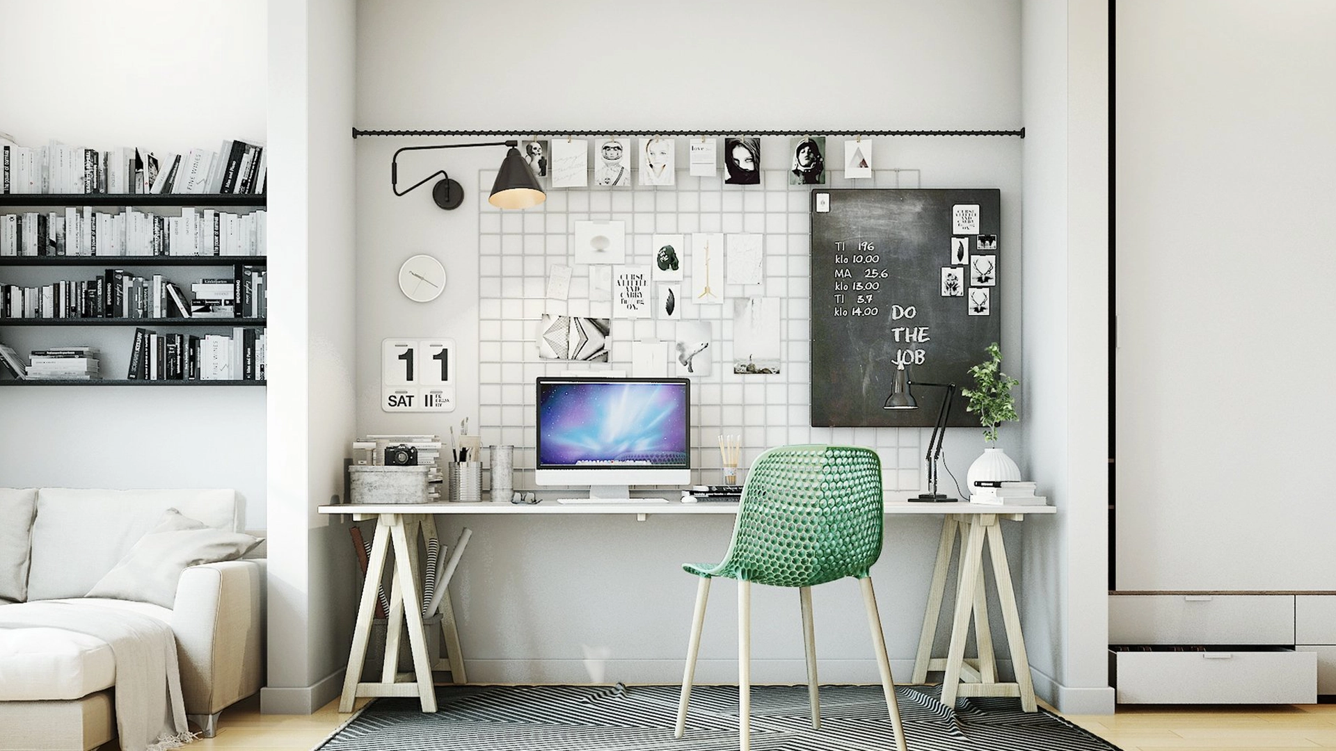 Home Office - Madhapur Apartment by SR Group interior designers in Hyderabad
